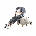 Cat House & Stool | A-726 