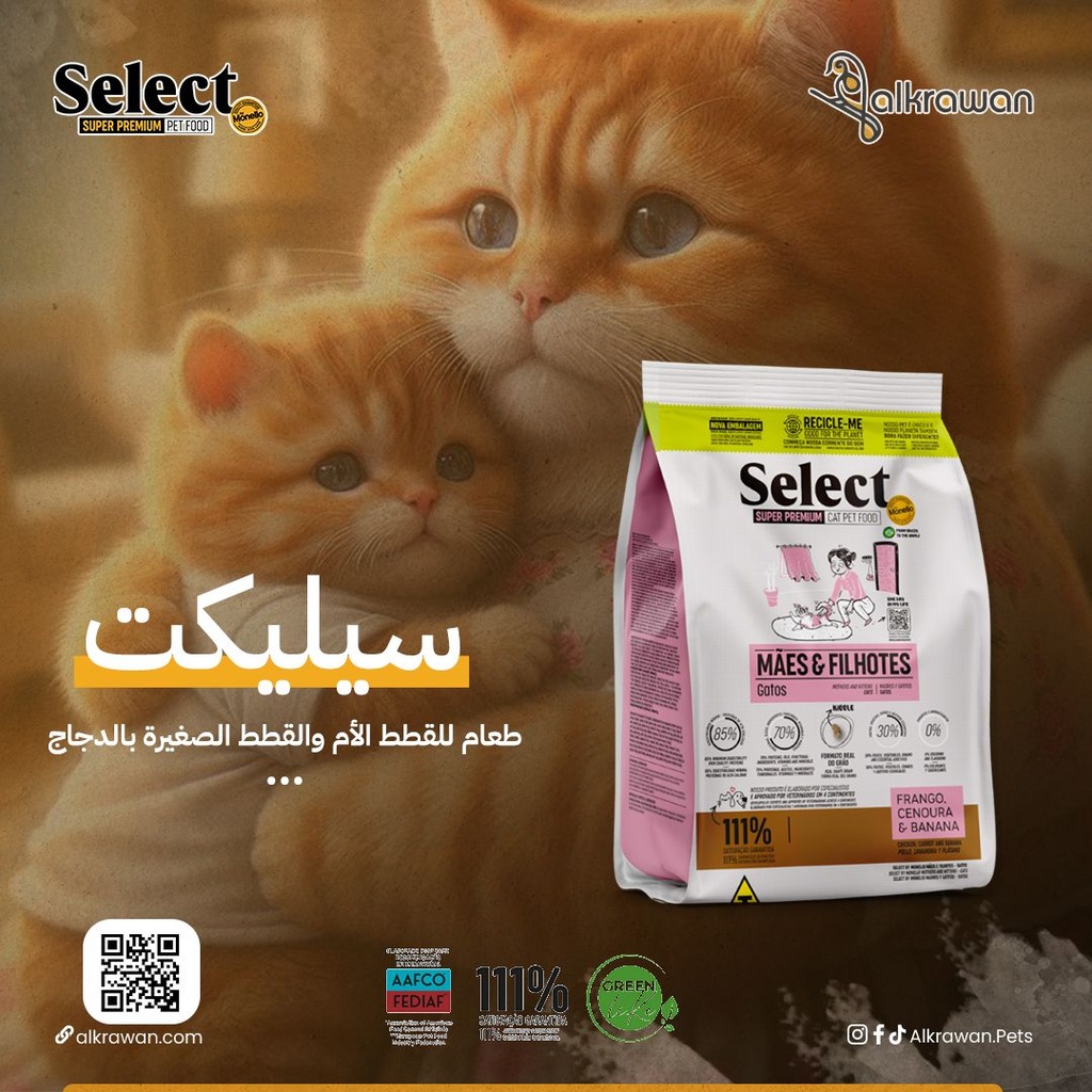 Select By Monello Cat | Mother and Kitten - 1.5Kg