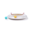 Pet Cat Tunnel Toy Scratcher Interactive Activity Play Large with Catnip Balls
