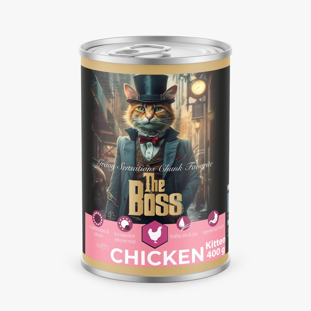 The Boss | Kitten Food With Chicken