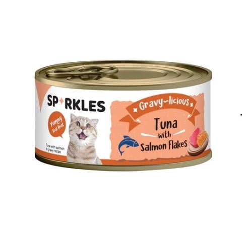 SPARKLES | Gravy Licious Tuna With Salmon | 80g