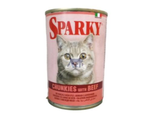 Sparky | Essential Cat With Beef | 415gm