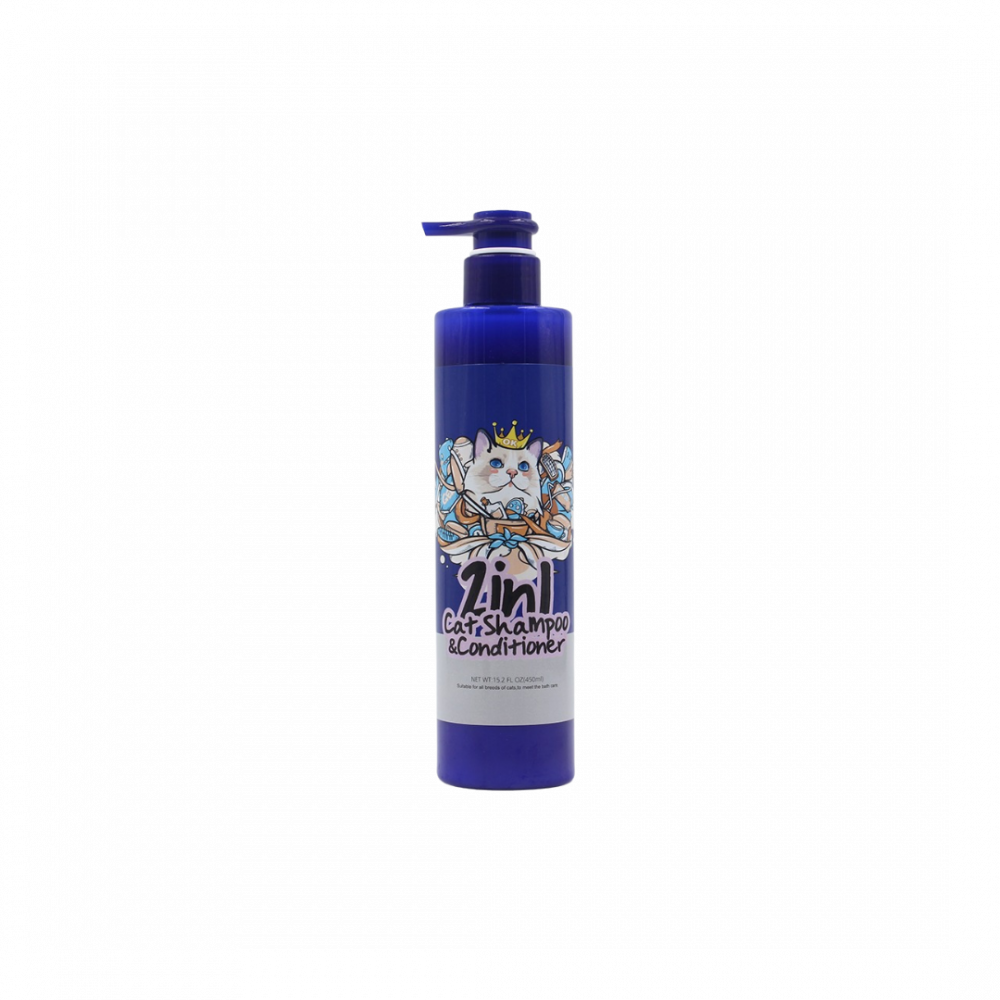 شامبو القطط (2 في 1) شامبو و بلسم 450مل