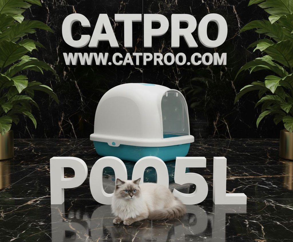  P005L | حمام مغلق للقطط (الكبسولة)