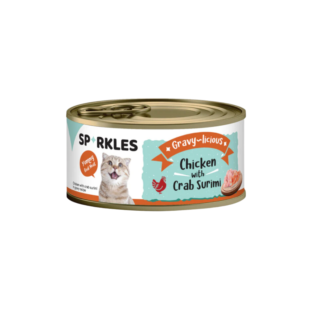 SPARKLES | Gravy Licious Chicken with Crab Surimi | 80g