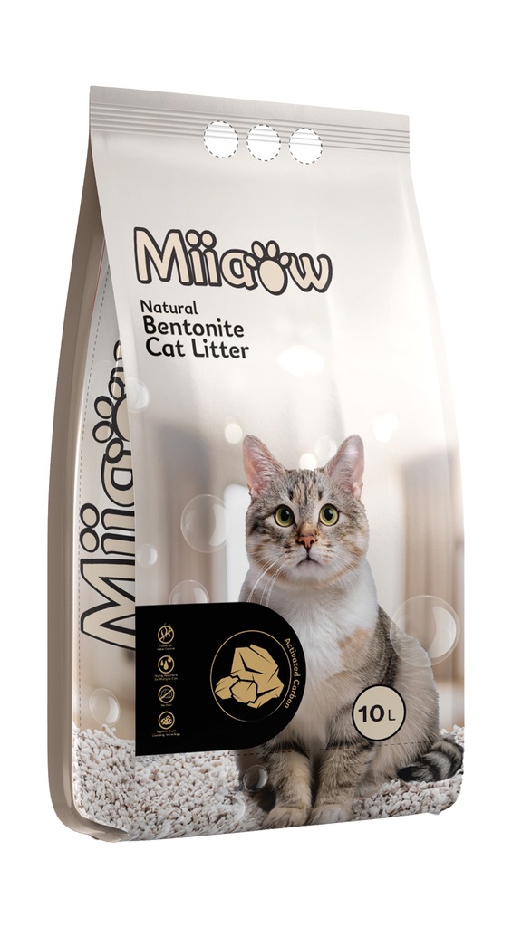Miiaow | Bintonite Cat Litter Activated Carbon | 5L