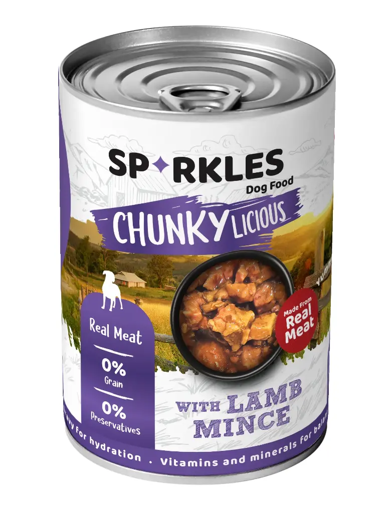 SPARKLES | DOG CANNED LAMB MINCE IN GRAVY | 400g