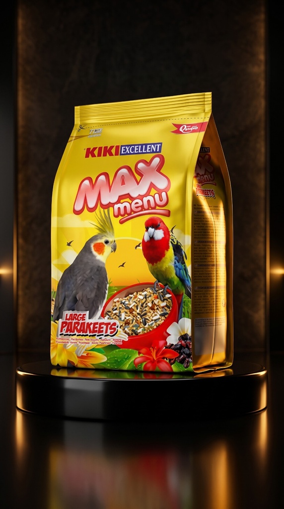 Kiki | Max Menu   Large Parakeets