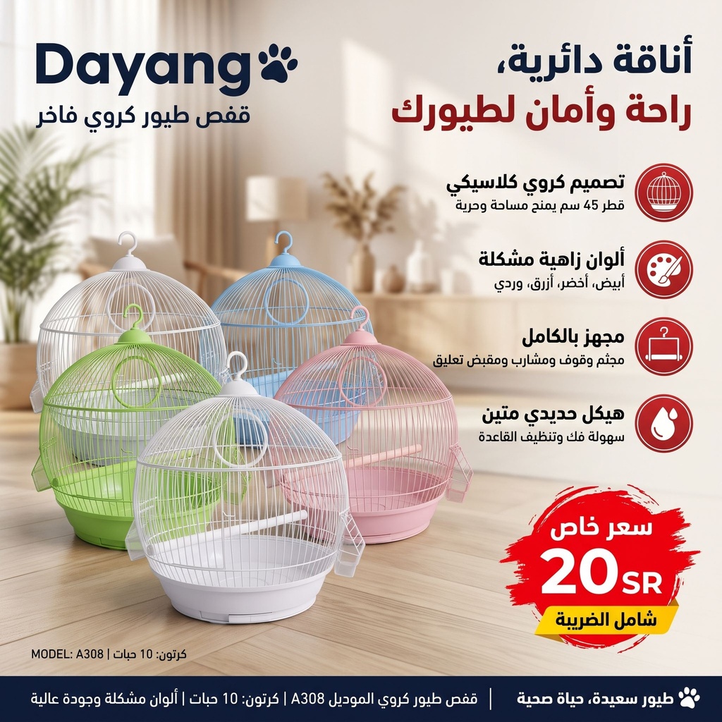 ديانج | قفص طيور | A308