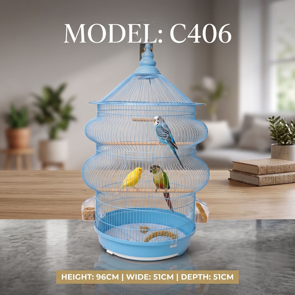 [C144] قفص الطيور C406