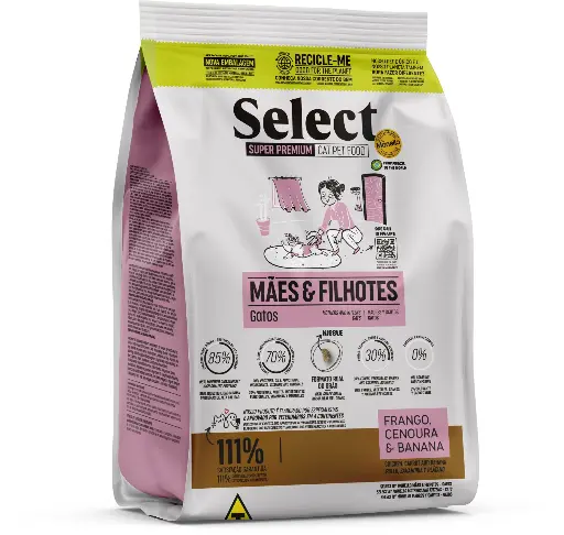 [N03012]  Select By Monello | Mother and Kitten | 1.5kg