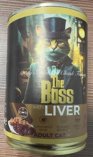 [BOSS|400gm] The Boss |Cat Food With Liver