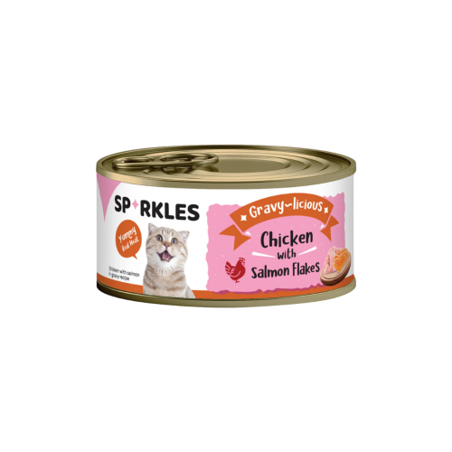 [082068] Sparkles Gravy Licious Chicken With Salmon-80Gm