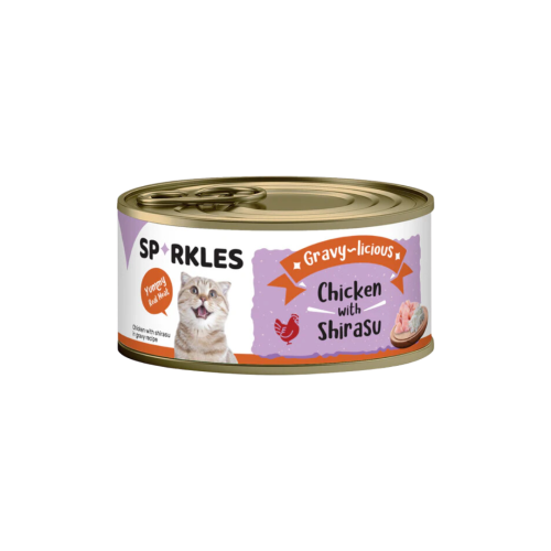 [082075] Sparkles Gravy Licious Chicken With Shirasu-80Gm