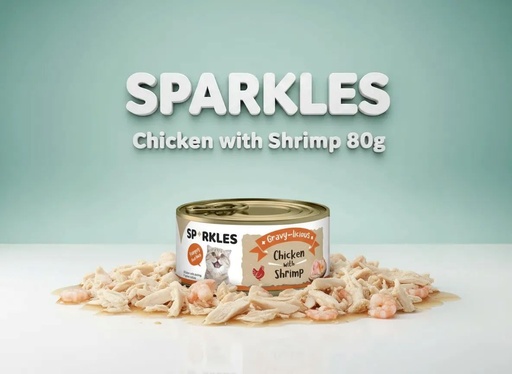 [082051] سباركليز | طعام رطب للقطط  | 80 جم