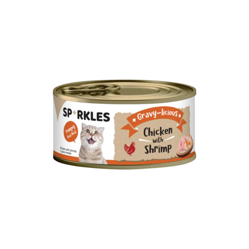 [082051] Sparkles Gravy Licious Chicken With Shrimp-80Gm