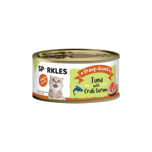 [082044] Sparkles Gravy Licious Tuna With Crab Surimi-80Gm