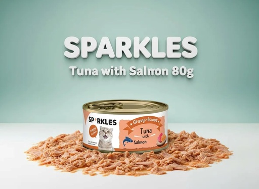 [082037] سباركليز | طعام رطب للقطط | 80 غم