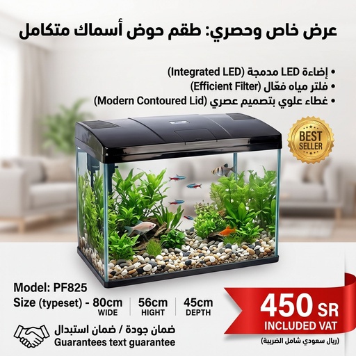 [FSH-AQU-16749] Pufeit | Fish Aquarium | PF825