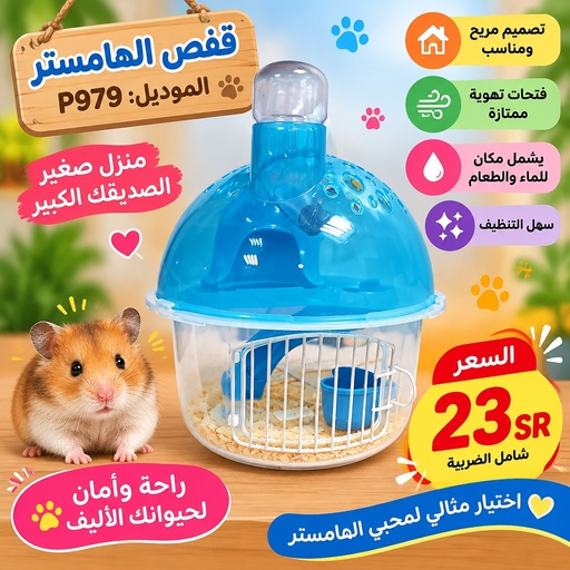 [PET-CAG-0P979] قفص هامستر | P979