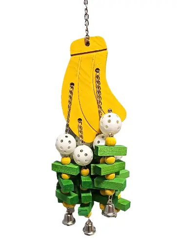 [LBW0149] [LBW0149] لعبة الببغاء الخشبية