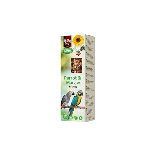 [663784] هوبي فيرست | أعواد بالفواكه و العسل للببغاء | 90غم