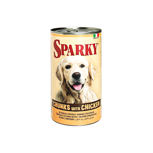 [800947000229A] Sparky | Dog Chunkies with Chicken - 1250g