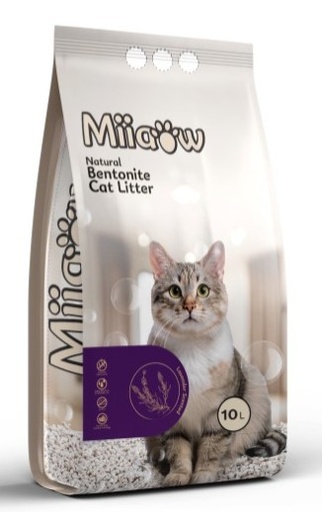 [Mii-10L] مياوو !!! رمل قطط برائحة اللافندر 10 لتر