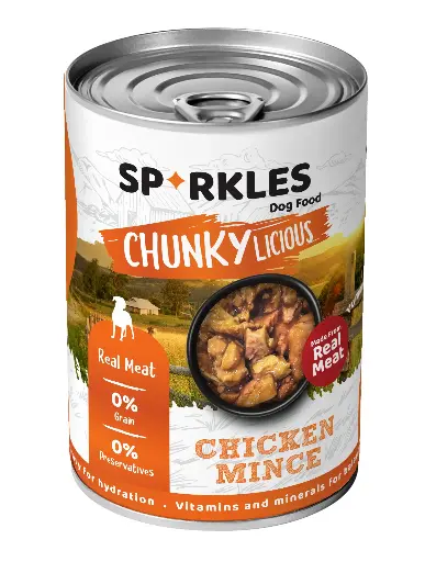 [082754] SPARKLES | DOG CANNED CHICKEN MINCE IN GRAVY | 400g