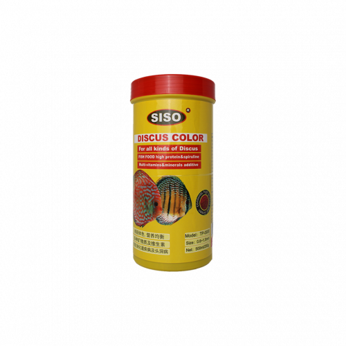 [TP0930] غذاء لسمكة الديسكس للمحافظة على الوانه زاهية  | 250 جم/500 مل